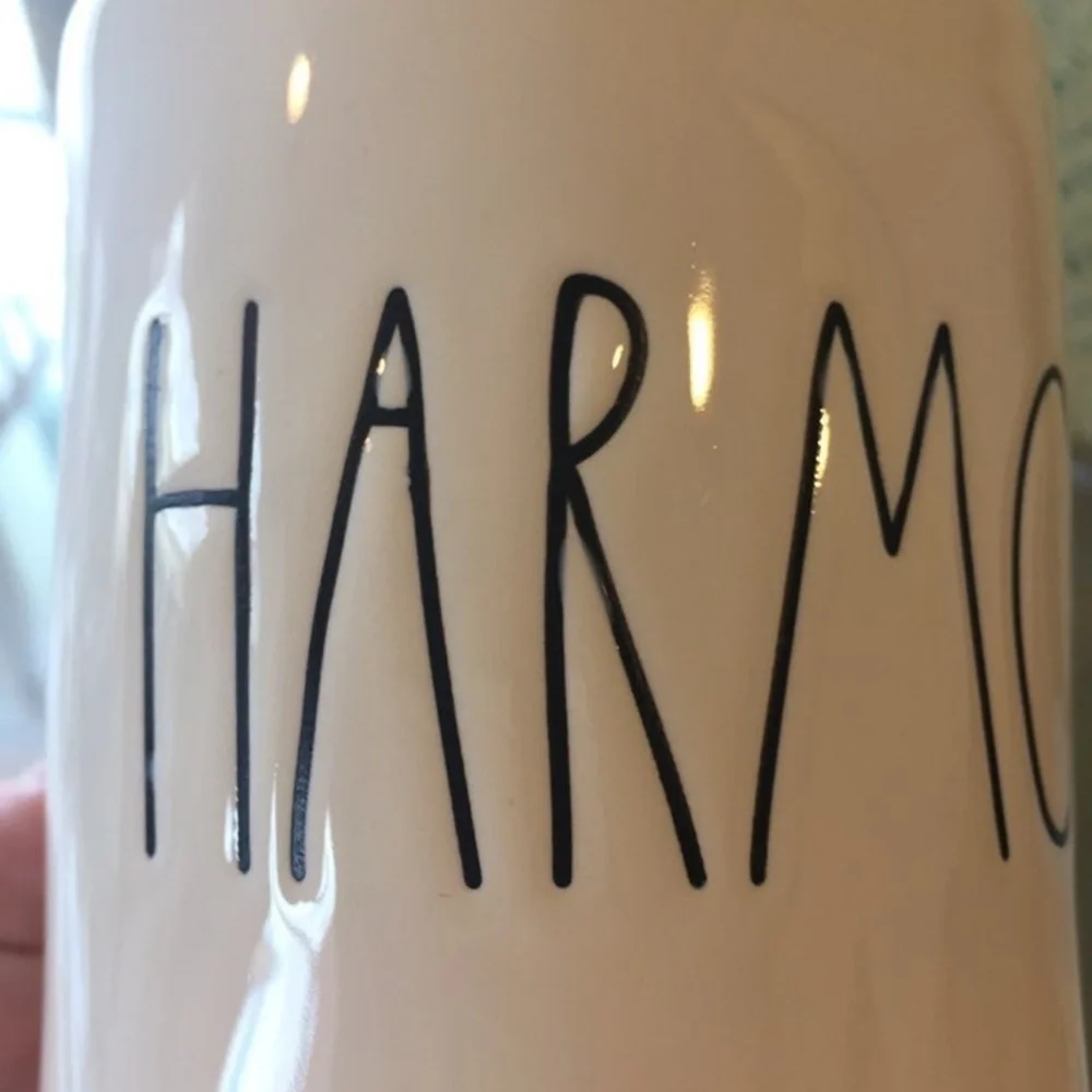 Rae Dunn HARMONY Mug Coffee Tea white ivory